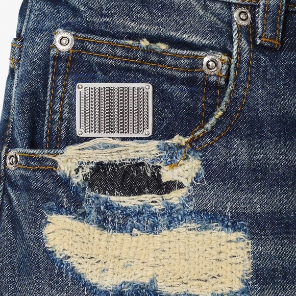 Marc Jacobs Rip and Repair Straight Jean Sz 24 - Picture 3 of 6